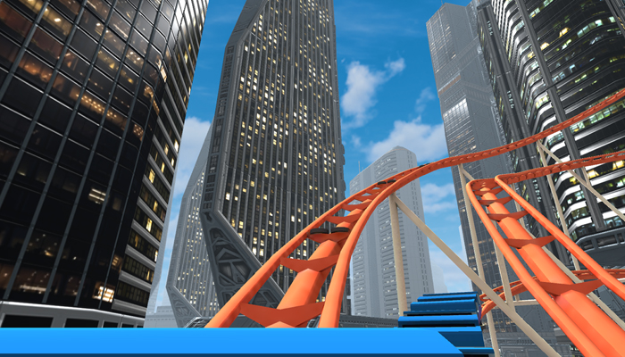 phần mượt coi kinh thực tiễn ảo - VR Roller Coaster