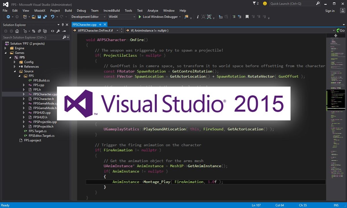 Phiên bản Visual Studio 2015