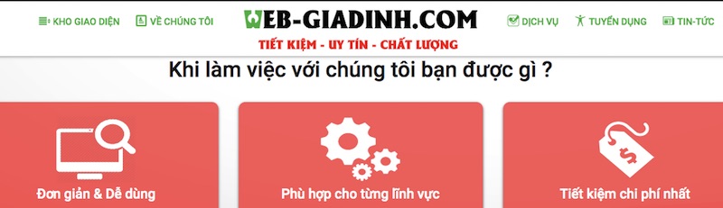 Web-giadinh đơn vị thiết kế website chuyên nghiệp tại Cần Thơ