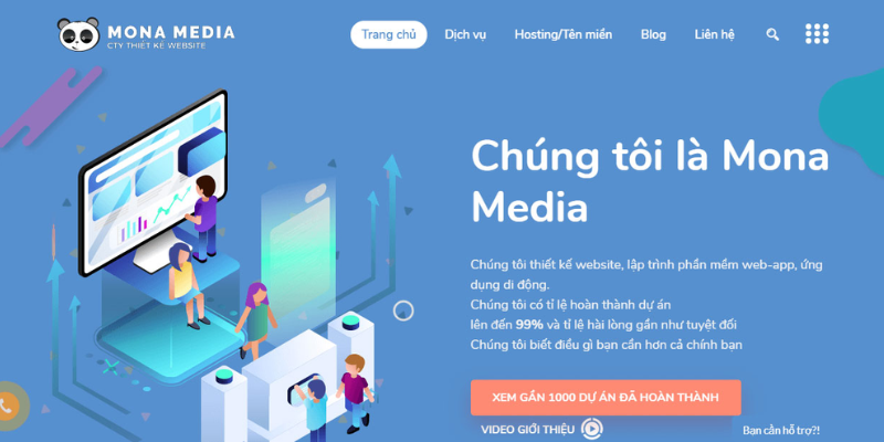 Mona Media - Công ty thiết kế Website theo yêu cầu hàng đầu Việt Nam