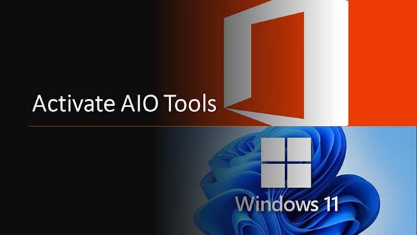 active windows và office bằng AIO Tool