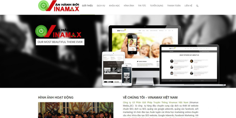 Vinamax Việt Nam - Đơn vị thiết kế Website hàng đầu