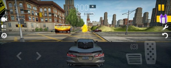 bản đồ trong game extreme car driving mobile