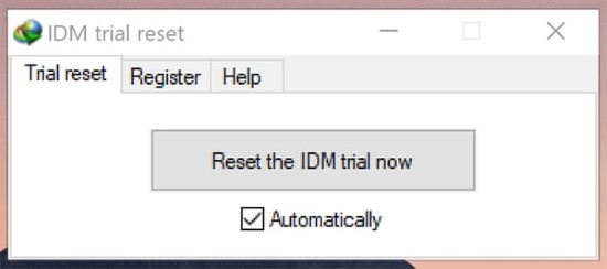cách dng2 reset the idm trial auto