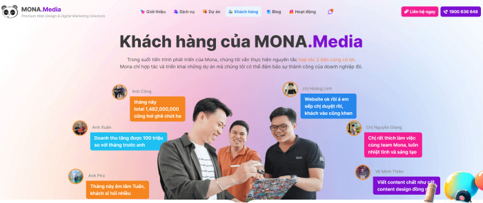 Mona Media cung cấp dịch vụ quản trị website chất lượng