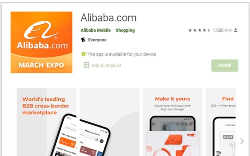 app mua hàng alibaba