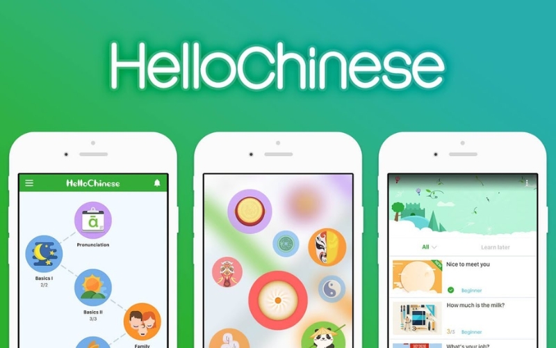 App học từ vựng tiếng Trung HelloChinese