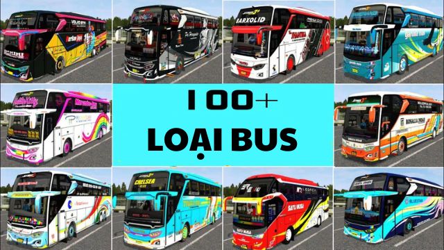 đa dạng buses trong game