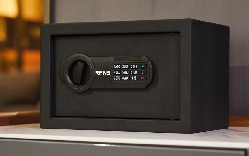 cách bài trí không gian xung quanh két sắt