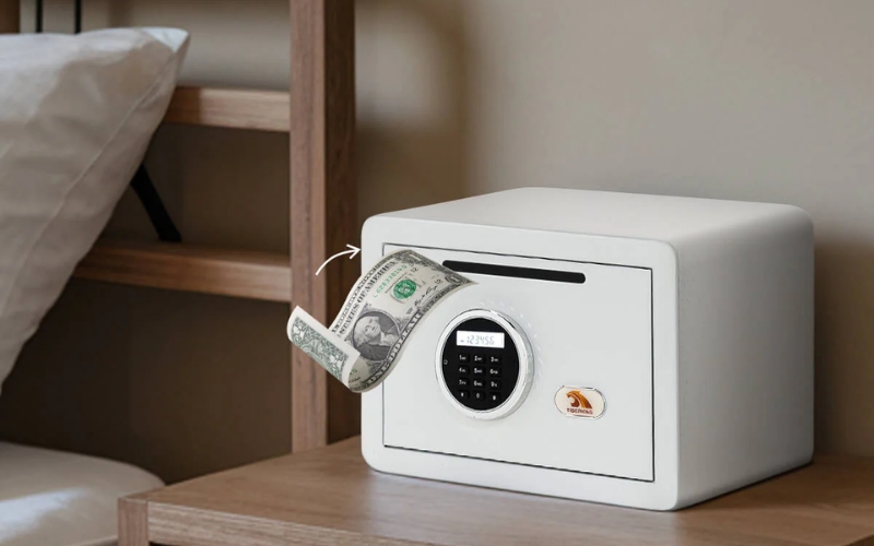 Đặt két sắt trong phòng ngủ