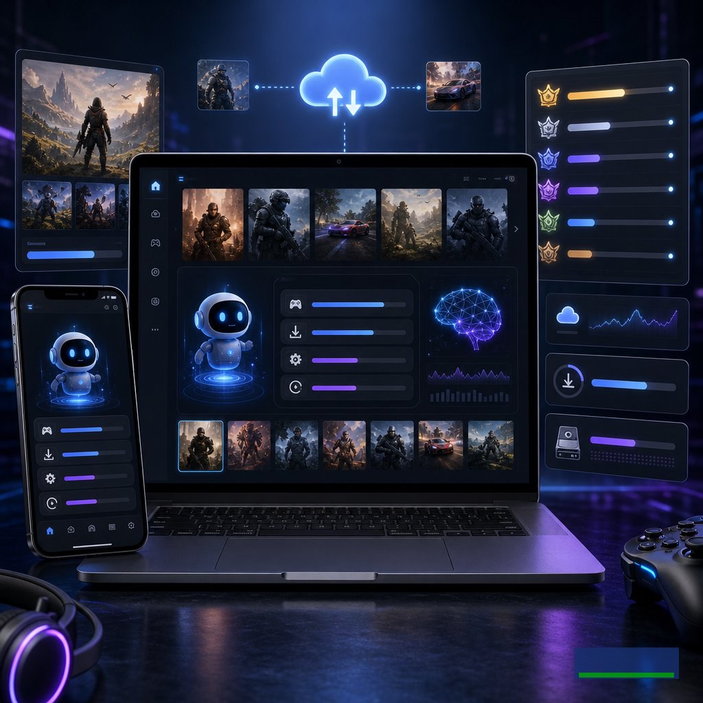 Vì sao launcher game và nền tảng download có thể cần AI agent?
